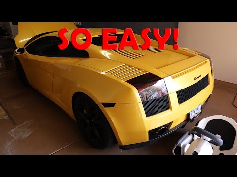 2004 Lamborghini Gallardo Battery Change + CRAZY Exhaust Revs [How To]