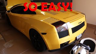 2004 Lamborghini Gallardo Battery Change + CRAZY Exhaust Revs [How To]