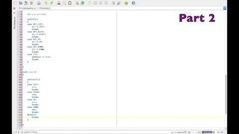 C++ Tutorial for mac OS - Snake Game (Part 2/3)