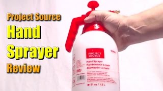 Project Source 0.396-Gallon Plastic Tank Sprayer Review