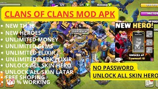 ‼️DOWNLOAD COC MOD APK TH 18 + NEW HERO‼️Unlimited Gems Terbaru 2026 screenshot 3