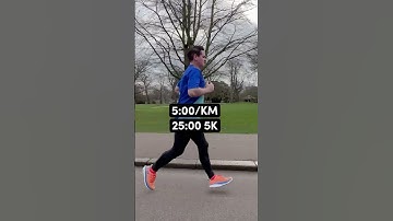What 5K Paces Look Like #running #5k