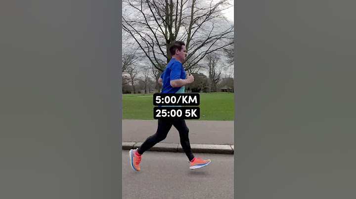 What 5K Paces Look Like #running #5k