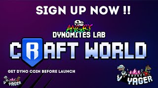 Craftworld Review - Earn Dyno Coins Pre Launch - Join My Crew - Web3 Gaming