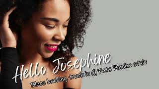 Video thumbnail of "hello josephine blues backing track in g fats domino style"