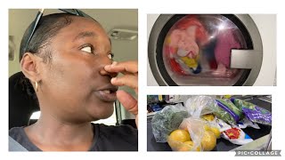 Vlog: Laundry, Running Errands \& Healthy Grocery Shopping!