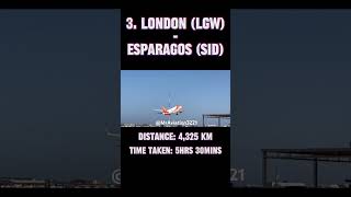EasyJet LONGEST Flights #plane #flight #easyjet