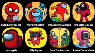 Superhero Play 456, We're Impostors, Impostor Mission, Among Us, Silly Royale, Survival Game Master screenshot 4