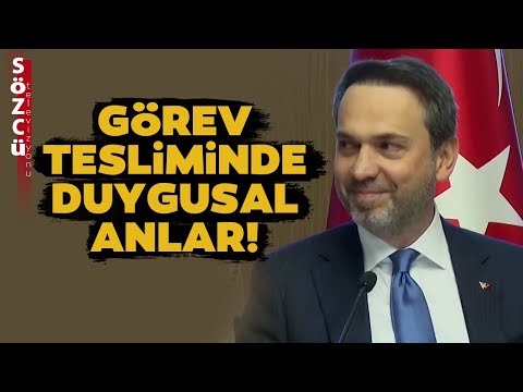 Yeni Bakan Alparslan Bayraktar Görevi Devralırken Duygusal Anlar Yaşadı!