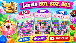 Candy crush saga unlimited booster Candy crush saga gameplay  !candy crush level 801, 802, 803 screenshot 5