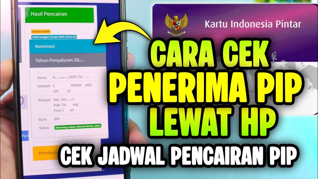 Cara Cek Penerima PIP 2026 Lewat HP — Transcript