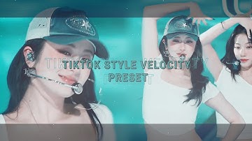 TİKTOK STYLE TREND VELOCİTY EDİT PRESET ALİGHT MOTİON(+LİNK)//JEON MİNJİ