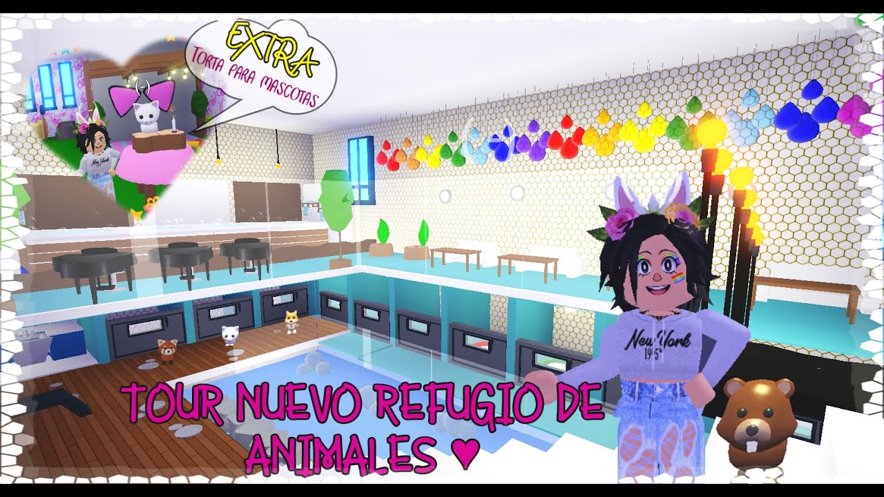 Tour Nuevo Refugio De Mascotas Adopt Me Roblox Youtube - torta de roblox adopt me
