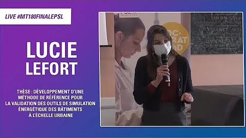 "Ma thse en 180 secondes" - Lucie Lefort (mars 2021)