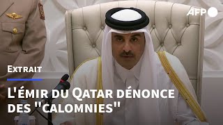 Mondial-2022: l'émir du Qatar dénonce une campagne de critiques 