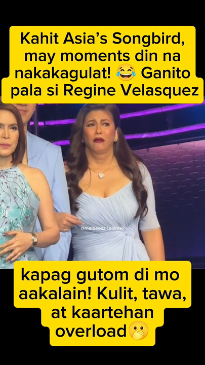 'Ganito pala umasta si Regine Velasquez pag gutom?! 😅🫢😱
