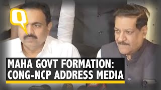 Maharashtra Government Formation: NCP and Congress Address Media
