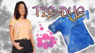 DIY TIE DYE shirt using only Acrylic paint !!