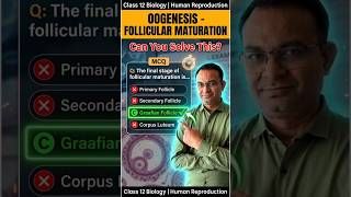 Oogenesis & Follicular Maturation Explained! 🧬 | Class 12 Biology #ytshorts #neet2026 #cbseboardexam