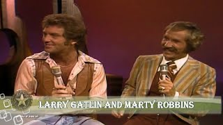 Video thumbnail of "Larry Gatlin and Marty Robbins (Marty Robbins show)"