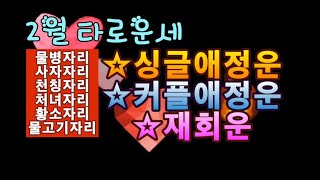 (타로)로 보는 2월 별자리 운세- 물병자리.사자자리.천칭자리.처녀자리.황소자리.물고기자리-#2월운세 #별자…