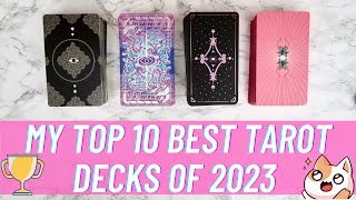THE BEST TAROT DECKS OF 2023: Ranking my Top 10 Tarot Decks 😱🏆