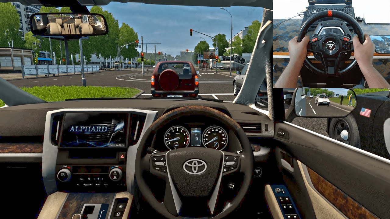 2015 Toyota Alphard – City Car Driving [Steering Wheel Gameplay] - YouTube