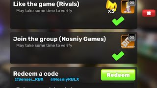 THIS IS HOW TO VERIFY AND REDEEM CODES (Roblox Rivals)