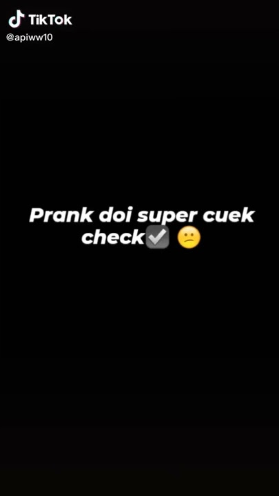 Cara Ngeprank doi kalian kek gini aja biar dianya cemburu ☺Tonton sampe habis biar jelas