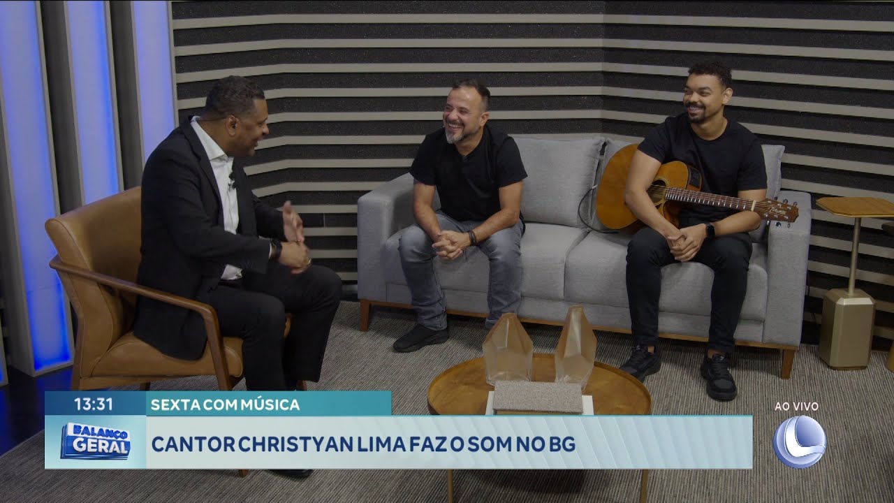 Sexta com Música: Cantor Christyan Lima faz o Som no BG.