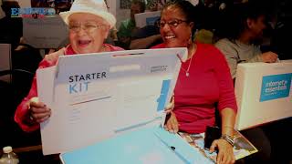 Eight years ago, comcast launched internet essentials in an
unprecedented effort to connect more people essential part of everyday
life-- the internet....