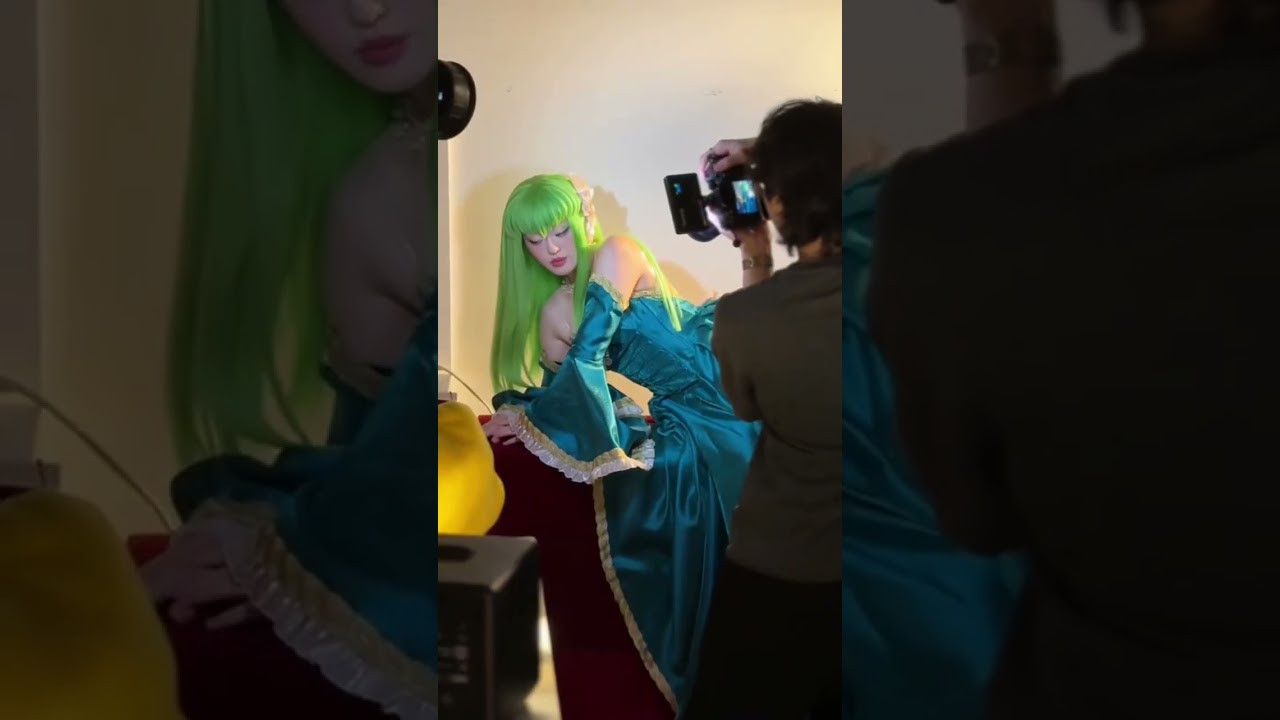 best dress colour in the world i love green #cc #codegeass #codegeasscosplay #animecosplay #cosplay
