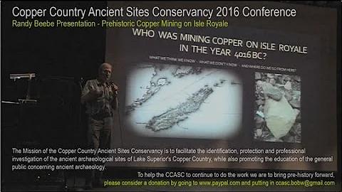 Randy Beebe Presentation -- 2016 Copper Country An...