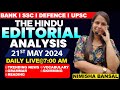 Editorial analysis  21st may 2024  vocab grammar reading skimming  nimisha bansal