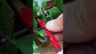 무선 조종 존디어 트랙터와 리퍼 장치 연결 및 모래밭 수확 테스트 #worker #process #johndeere #diy #engineering