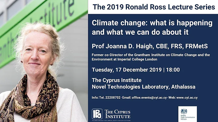 The 2019 Ronald Ross Lecture Series: Climate Chang...