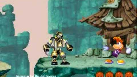 Rayman 3 (GBA) - Haunted Dreams - Last Lums: Vertigo Wastes