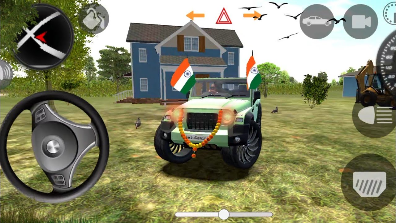 Modified Mahindra Thar😈Games:Indian Green Thar (Gadi Wala Games) Car Game Android Game - #2026​