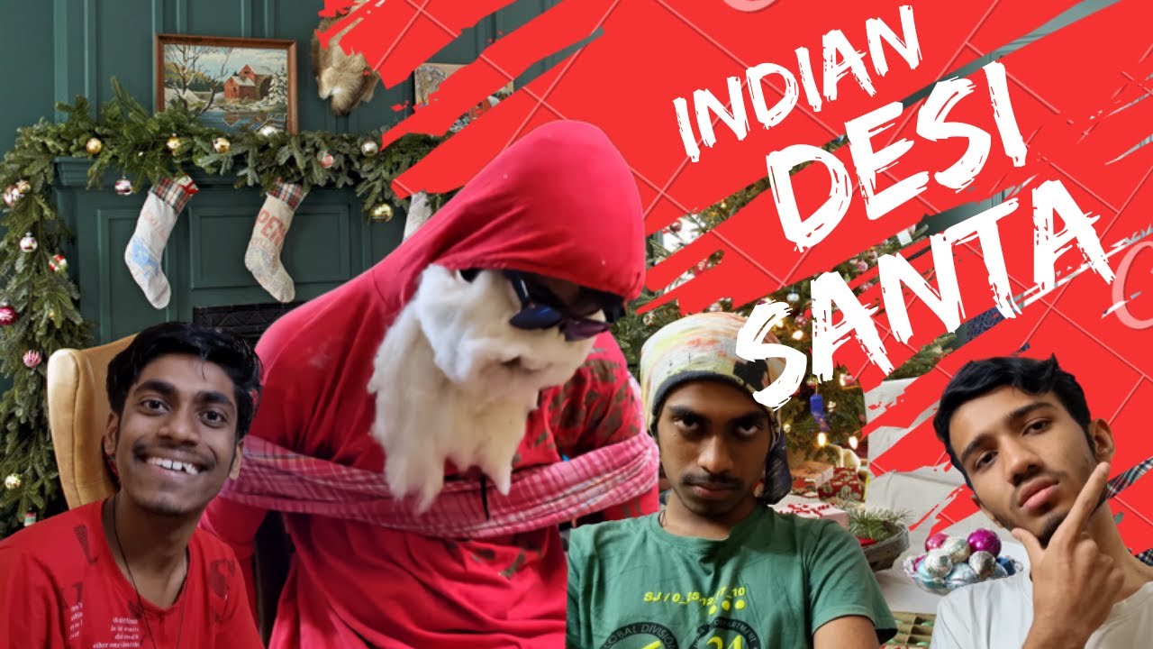 INDIAN DESI SANTA || THIS DECEMBER SOMETHING SPECIAL || TEAM HAPPY ||MERRY CHRISTMAS @Round2hell