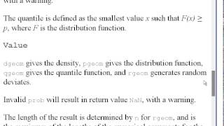 R Programming : The Geometric Probability Distributions