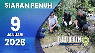 Budak 10 Tahun Nyaris Maut Dibelit, Digigit Ular Sawa | Buletin TV9, 9 Januari 2026