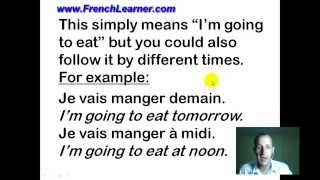 French Immediate Future Tense