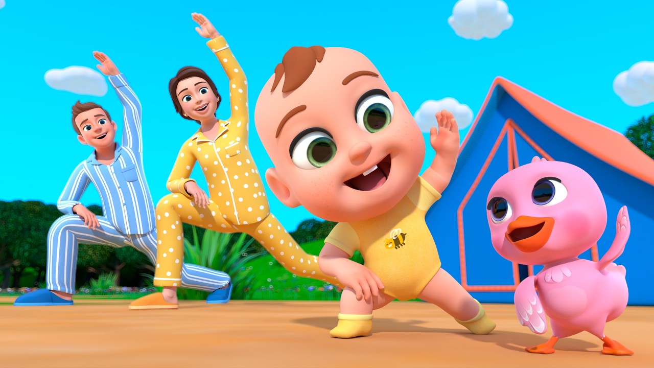 Morning Routine Song | Baby Camping Experience +More Nursery Rhymes & Kids Songs