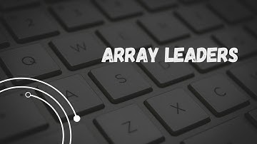 Array Leaders || GFG Problem