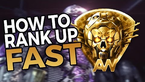 How to Rank Up Fast in Advanced Warfare (COD Tips and Tricks)