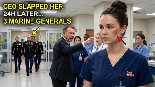 The CEO Slapped the “Quiet Nurse” — Next Day, 3 Marine Generals Came for Her