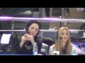 00008 Sochi 2014 Johnny WEIR (singing) and Tara Lipinski during FD