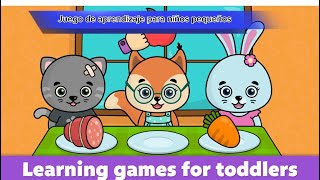 Learning games for kids (juegos de aprendizaje para niños pequeños)#aprender #learning