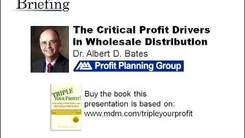 Little Things Mean a Lot in Distributor Profitability