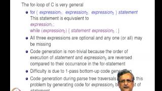 Mod-05 Lec-19 Intermediate code generation Part 3